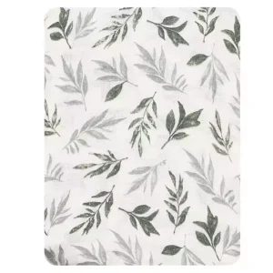 Hydrofiele Doek 'Green Floral' (110x120cm)