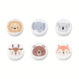 6 Stuks Dierenknopjes met Schroef