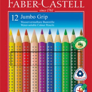 Faber Castell FC-110912 Kleurpotlood Jumbo GRIP Etui à 12 Stuks