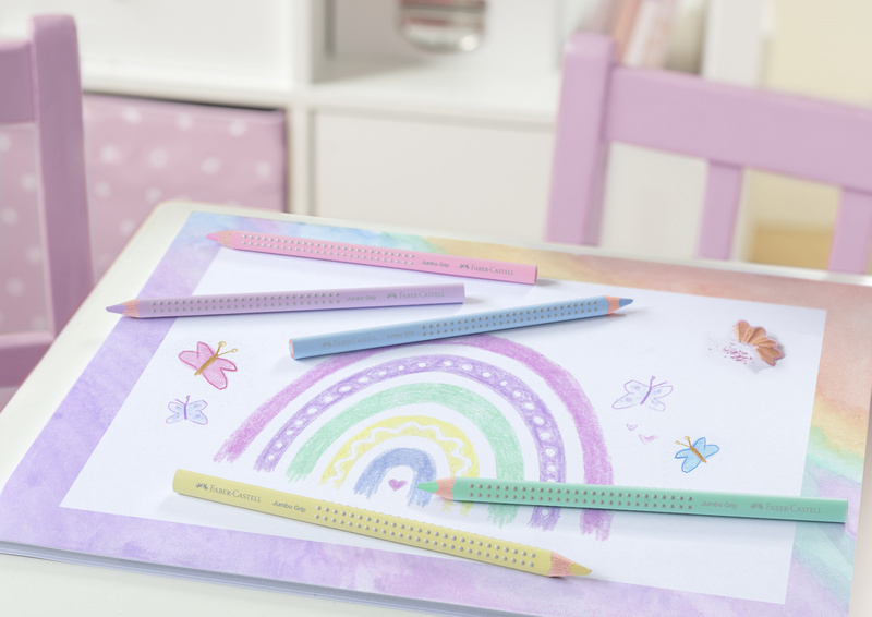 Faber Castell FC-110991 Jumbo Grip Kleurpotlood Pastel 5 Stuks - Afbeelding 3