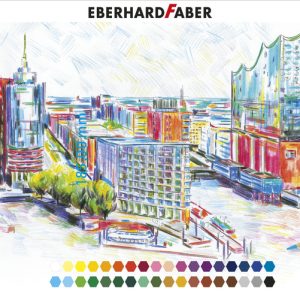 Eberhard Faber EF-516136 Kleurpotloden Metaaletui A 36 Stuks