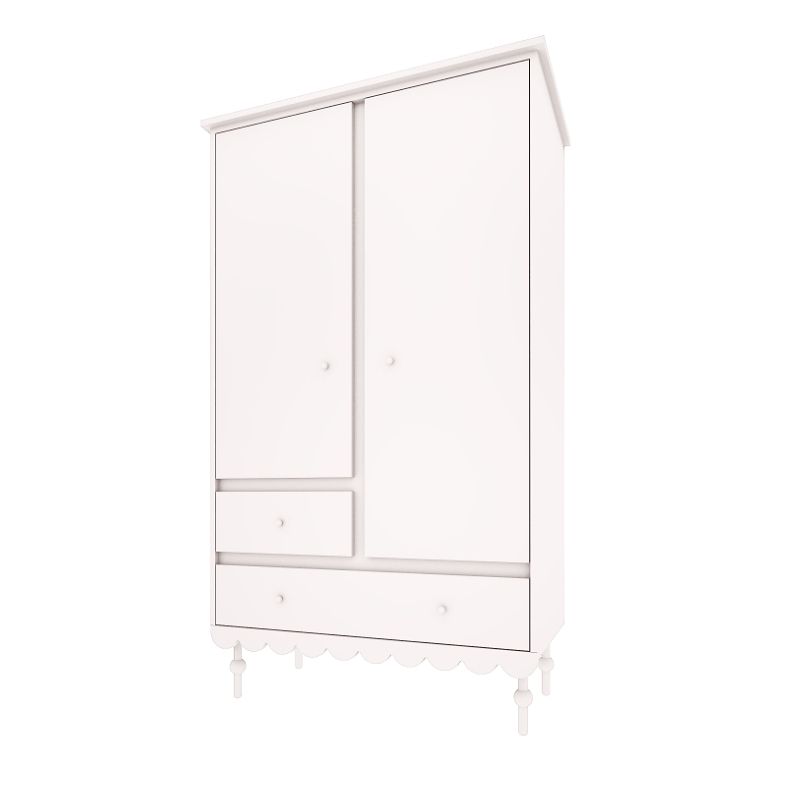 Kinderkamer kledingkast Babushku White - Afbeelding 8