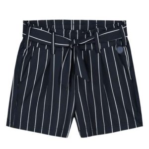 Levv meisjes short Fienne dark navy white stripe