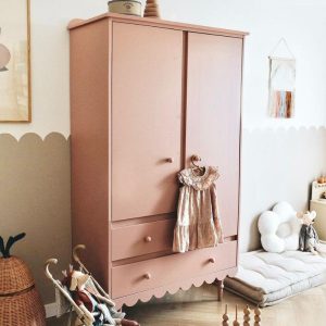 Kinderkamer kledingkast Babushka pink