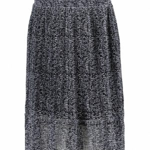 B.Nosy meisjes rok Y103-5760 plisse zwart-wit