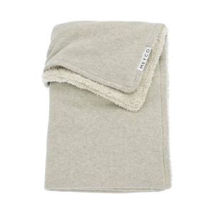 Meyco dekentje Knit Sand Melange