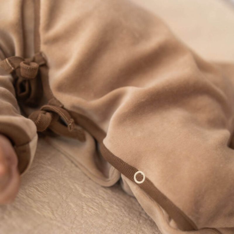 Velvet babypakje omslag beige - Afbeelding 6