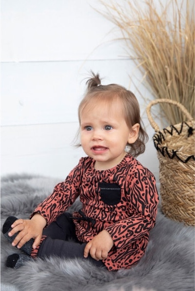 Feetje baby meisjes jurkje 514.00347 - Afbeelding 4