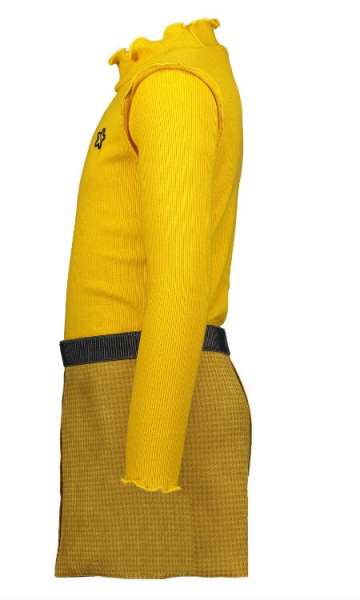 Flo girls oker rollneck pdp dress F908-5824 - Afbeelding 4