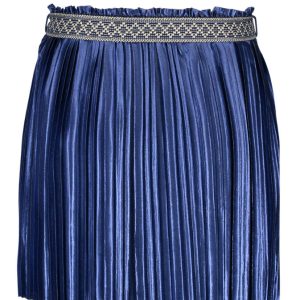 Like Flo jersey plisse skirt marine F802-5724-149 164