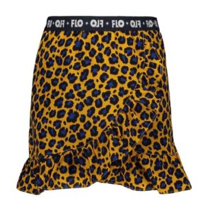 Like Flo meisjes ruffle oker rok F003-5711