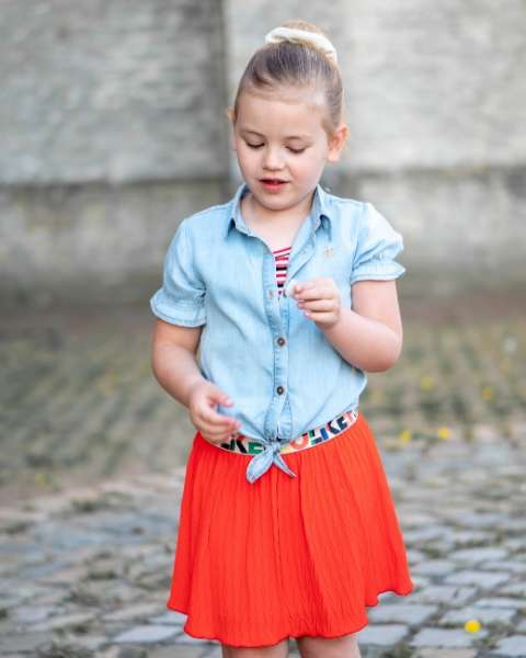 Like Flo meisjes jurk zigzag F004-5812 - Afbeelding 6