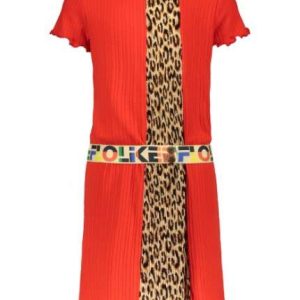 Like Flo meisjes jurk met plissé F004-5875