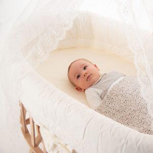 Wieg bekleding & hemeltje BabyRace