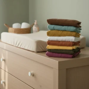 Effen Hydrofiele Doek in 8 Kleuren (110x120cm)