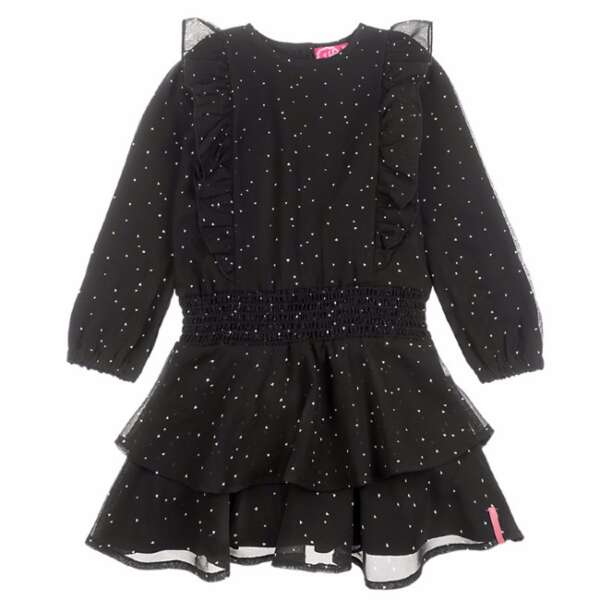 Jubel meisjes jurk voile zwart 914.00295 - Afbeelding 2