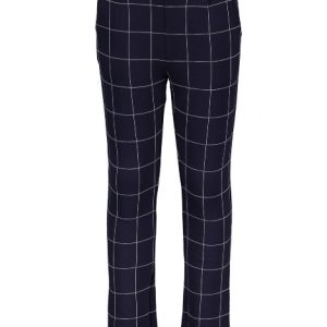 Le Chic broek C108-5645 Dina ruit blauw