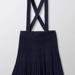 Cyrillus meisjes rok in tricot met plissé