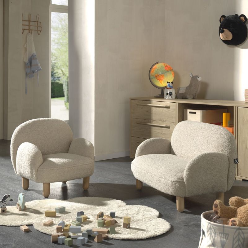 Teddy kinderkamer bank en stoel - Afbeelding 5