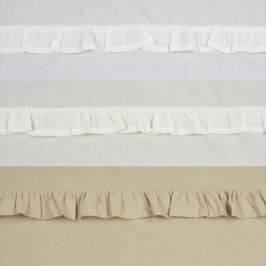 Wieg en ledikantlaken ruffle