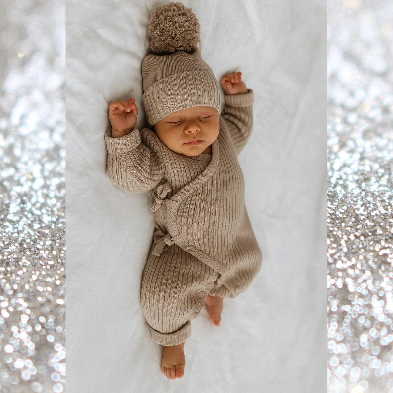 Wrap playsuit hazelnut - Afbeelding 3